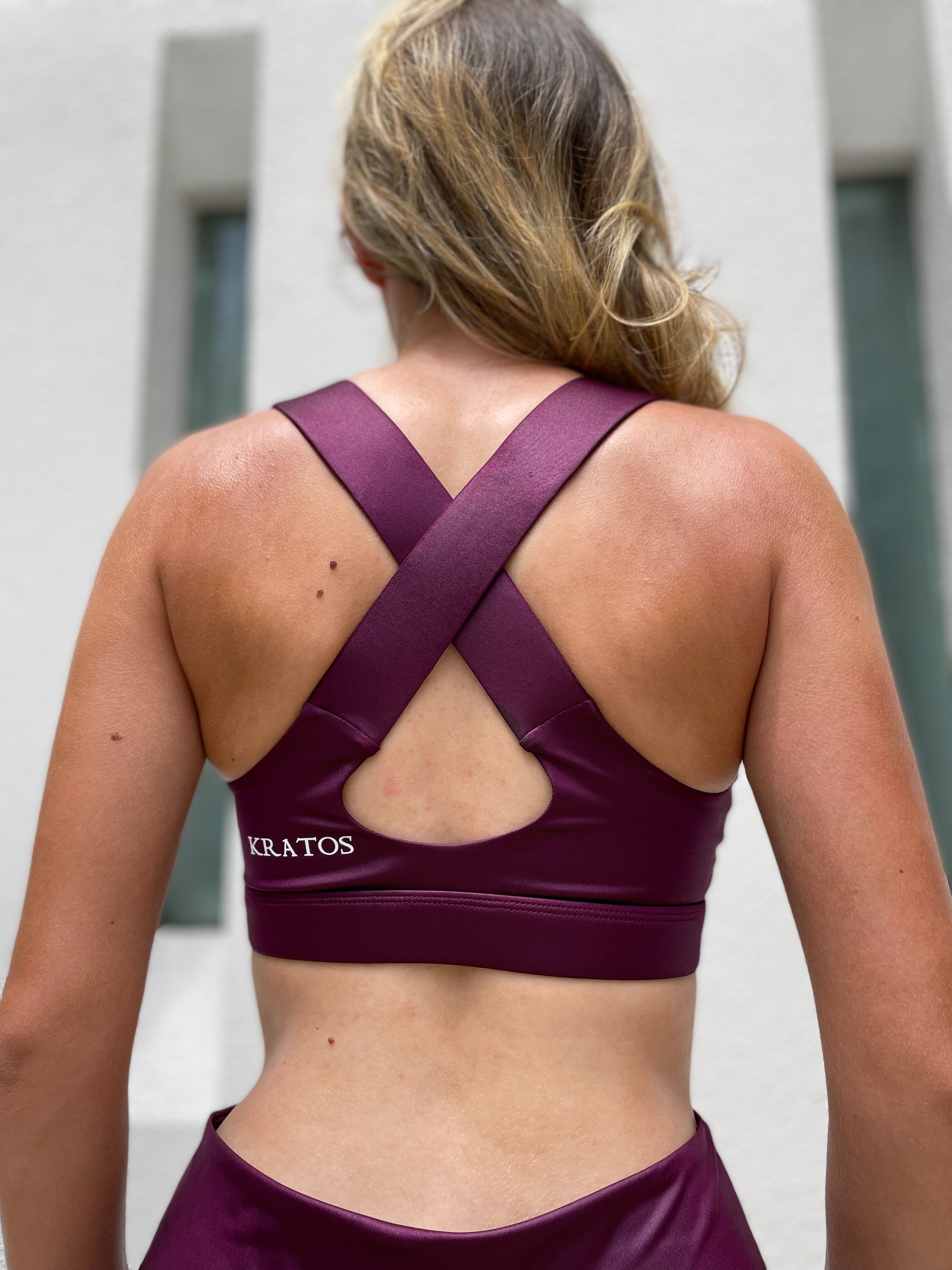 Acqua Criss-Cross Sports Bra